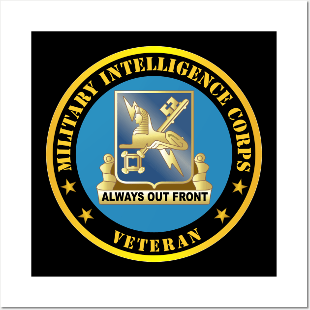 Military Intelligence Corps Veteran Wall Art by twix123844